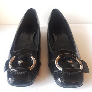 Cole Haan Nike Air Black Patent Leather Loafer